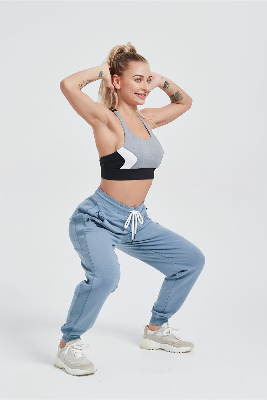 Women Cargo Sweat Pants with Large Pockets